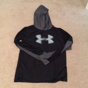 Under armour long sleeve W/  hood